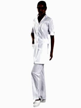 Костюм женский для врача: халат ХЖУ-15-6, брюки БРЖ-1-1