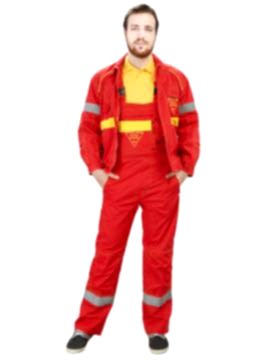 Костюм мужской рабочий: куртка К-1-1-8, полукомбинезон ПК-11-1