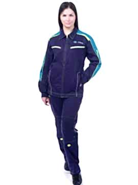 Костюм женский рабочий: куртка К-1-1-10 и брюки БРМ-2-1-13