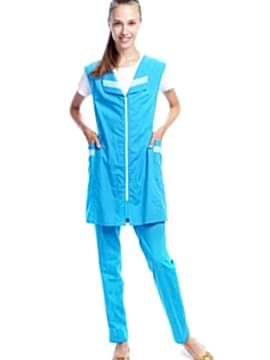 Костюм женский: футболка, фартук-сарафан модель СФ-31, брюки модель БРЖ-1-1