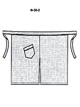 Фартук без нагрудника модель Ф-30-2