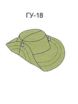 Шляпа модель ГУ-18