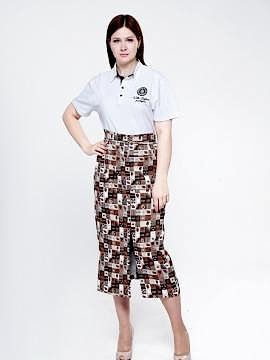 Костюм официанта: рубашка поло Ж-2-4 и фартук Ф-30-3