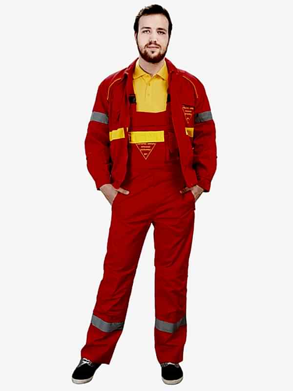 Костюм мужской рабочий: куртка К-1-1-8, полукомбинезон ПК-11-1