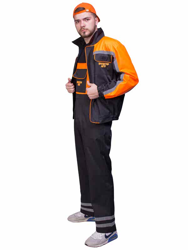 Костюм мужской рабочий: куртка модель К-1-6-6, полукомбинезон модель ПК-1-3 - производство Беларусь