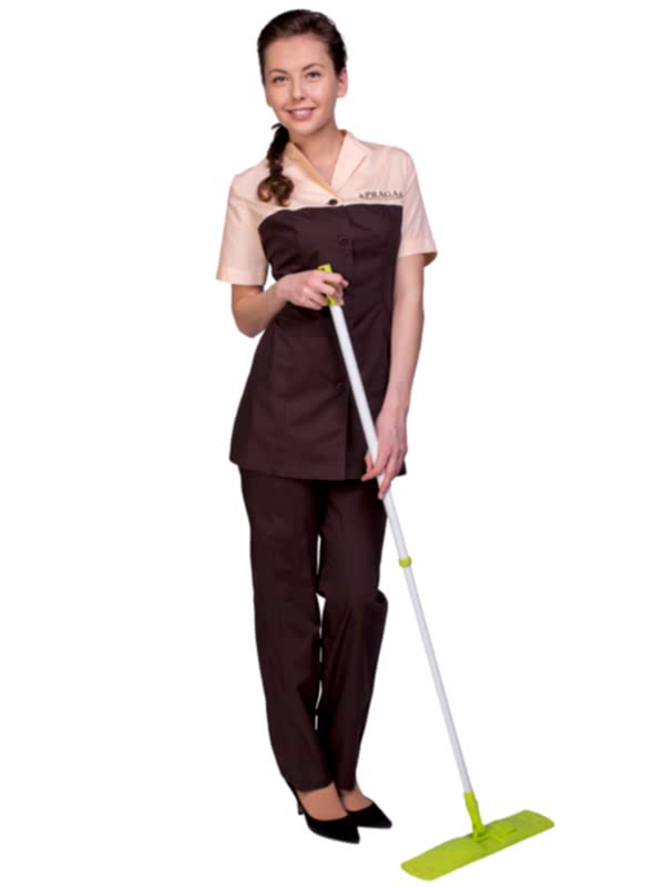 Костюм женский: халат укороченный модель Б-15-6-1, брюки модель БРЖ-1-1