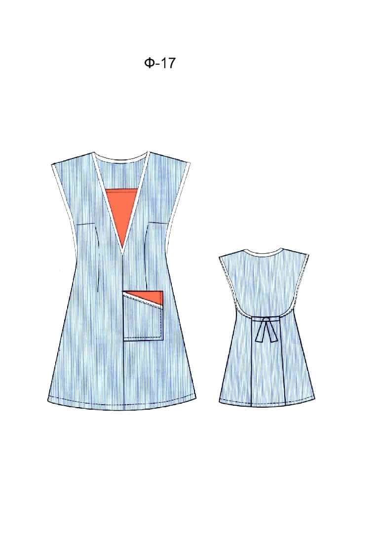 Фартук-сарафан модель Ф-17