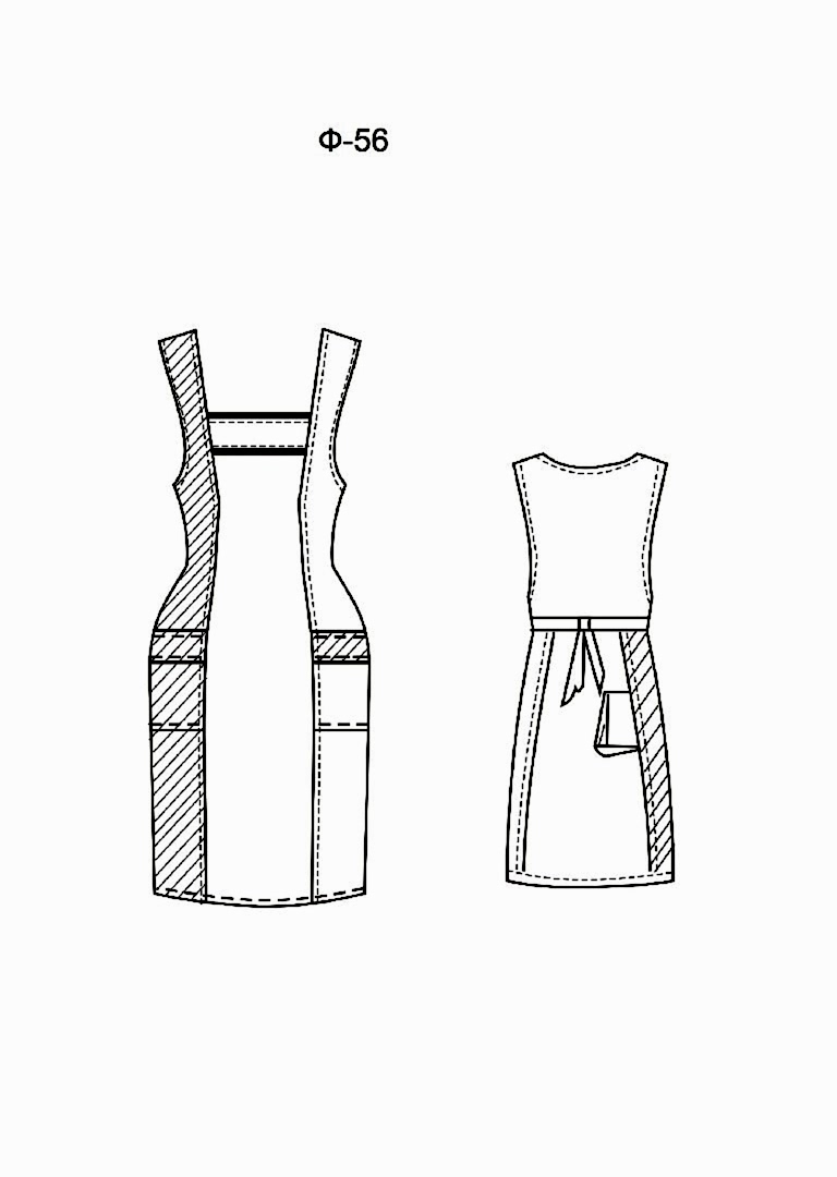 Фартук-сарафан модель Ф-56